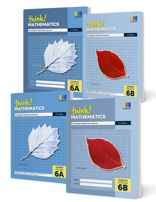 think! Mathematics Grade 6 Student Homeschool Bundle (Non-Returnable, No Answer Key or Assessments Available)